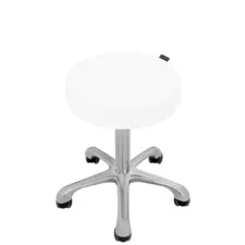 Salon Stool SILVERFOX 1023A White